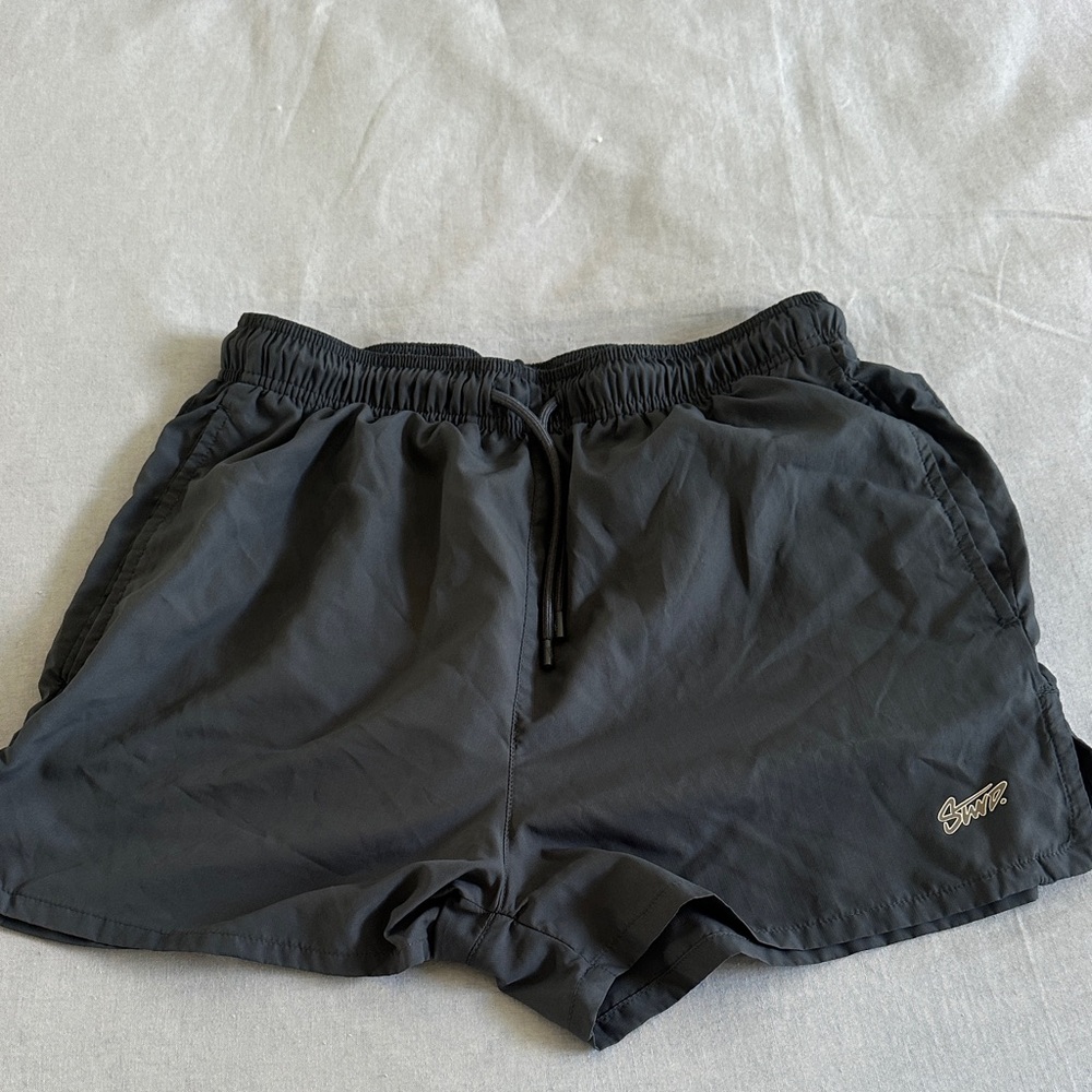 Sporty Black Athletic Shorts for Men